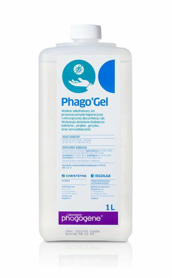 Preparat do dezynfekcji w żelu Phago’Gel – 1L